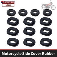 DREAMFOREST 12Pcs Rubber Motorcycle Side Cover Grommets Pads Fairing Bolts Goldwing for Honda CG125 
