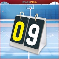 [PETSOLA] Table Top Scoreboard, Scoreboard, 2 Digit Small Multipurpose Scoreboard Flip Number Board 