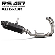 Akrapovic Racing exhaust kit for Aprilia rs457 457 full exhaust system