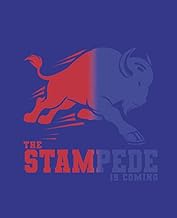 Buffalo Football Stampede Composition Notebook: Bills Fans | Sports Journal | Allen MVP | Mafia Blue