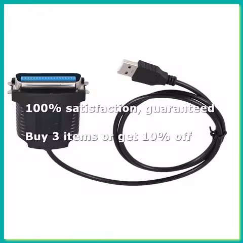USB to Parallel 36 Pin Centronics Printer Adapter Cable-DTD2