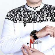 Penting Baju Koko Pria Lengan Panjang Bahan Katun Adem/Baju Koko