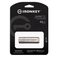 Kingston IronKey Locker+ 50 USB Flash Drives XTS-AES Encrypted for Data Protection 32GB / 64GB / 128