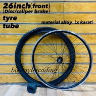 COMBO SET ALLOY RIM BASIKAL 26inch TAYAR TUBE/Tayar basikal /Tube basikal/Tyre bicycle/ALLOY RIM BAS
