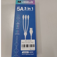 UEELR FAST CHARGING DATA CABLE 3 IN 1 (DX191)