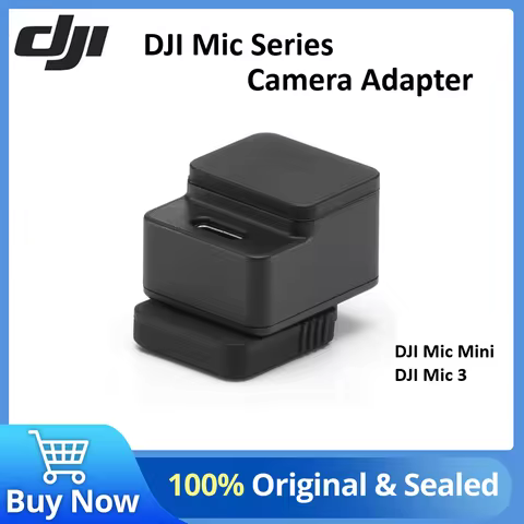DJI Mic Mini Camera Hot Shoe Adapter for The DJI MIc Mini Mic 3 Receiver Is Connected With the Hot S