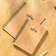 Deli Spiral Coil Notebook A5/B5 Buku Nota 120pg Line Sketch Books Student Diary Journal