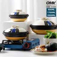 OMK Japanese style casserole set with cover ceramic pot tableware casserole set with cover casserole set corningware
