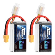Zeee 3S LiPo Battery 11.1V 120C 1500mAh with XT60 Plug for UAV Drones FPV Road Bike Quadcopters Aero