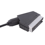 【AiBi Home】-1080P HD SCART to -Compatible Video Audio Converter Box Adapter with USB Cable