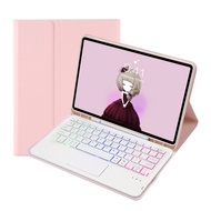 Ready Stock Candy Color Backlight Bluetooth Keyboard Leather Tablet Case For Samsung Galaxy Tab A8 1