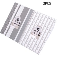 2 Pieces Of Foldable Lens Comparison Tools AF Micro Ruler Chart Focus Card