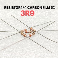 (10 PCS) RESISTOR 1/4W 1/4WATT 3R9 3.9R 3.9 OHM CF 5% ROHS