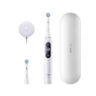 《Oral-B 贈刷頭4支》德國百靈 iO7 微震科技電動牙刷 白色