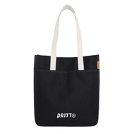 Tote Bag ZipperWanita Dritto Canvas Laptop Izaku Premium Black school Bag H7I6 premium Quality High 