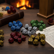Traditional Style DND Dice Set Polyhedral Table Game Dice for Dungeons and Dragons Role-Playing TRPG