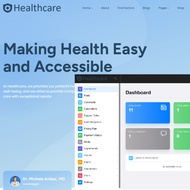 Healthcare Website System + Appointment Booking + Drag & Drop Builder | Klinik & Hospital Website