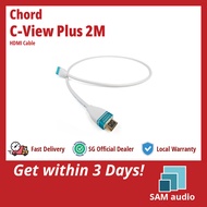 [🎶SG] CHORD C-View Plus (C View Plus) HDMI cable - 2 METRES