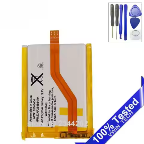 Free Tools New Tested 3.7V for iPod Touch 2 2nd Gen 2G Battery Replacement Battery 8GB 16GB 32GB