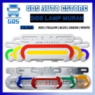 GBS Truck 12V 24V LED Safety Side Marker Lamp Signal Lorry Truck Trailer Aksesori Lori Lamp Side Lam