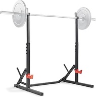 Sunny Health & Fitness Multifunctional Adjustable Bench Press Squat Rack, Shoulder Press, Incline Be