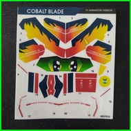 ℤ ⚺ Ѭ B-Daman Cobalt Blade - TV Animation Version Sticker