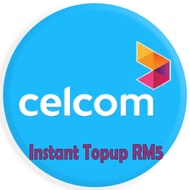 {{No Pin Direct Topup Only}} Celcom Prepaid Top Up RM5 [[[[ INSTANT TOP UP ]]]]