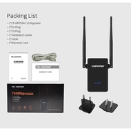 COMFAST 2.4G&5.8G 750Mbps wireless WIFI Repeater อุปกรณ์ขยายสัญญาณ