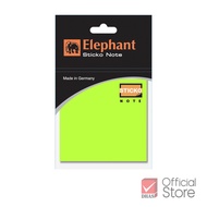 Elephant กระดาษโน๊ต กระดาษโน๊ตกาวในตัว นีออน 3X3 นิ้ว 40 แผ่น จำนวน 1 ชิ้น