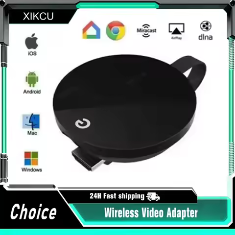 Wireless Support Chromecast Google WiFi mirascreen HDMI-Compatible HD Display Dongle Media Streaming