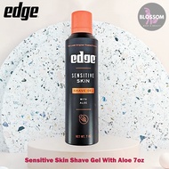 Edge - Sensitive Skin Shave Gel With Aloe 7oz เจลโกนหนวด สำหรับผู้ชาย ให้ความชุ่มชื้น