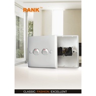RANK A3 SERIES CLASSIC SWITCH AND SOCKET OUTLET