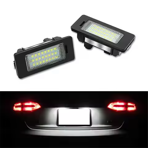 2X License Plate LightFor BMW E90 M3 E91 E92 E70 X5 X6 E39 F30 E60 E61 E93 LED License Number Lamp C