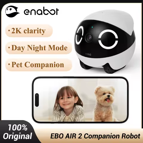 Enabot EBO AIR 2 Companion Robot 2K Camera Home Security Pet Camera Night Vison Wireless APP Remote