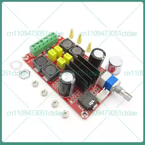 1-5pcs For TPA3116D2 Stereo Digital Amp Module 250W DC24V Dual Channel HIFI DIY Audio Amplifier PCB