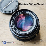เลนส์มือหมุน SMC Pentax-M 50mm f/1.4 (16) Mount PK