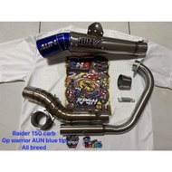 ♞,♘,♙WORM TYPE AUN THAILAND OPEN PIPE TUBE TYPE HIGH QUALITY 51mm for RAIDER 150 CARB all breed  ️