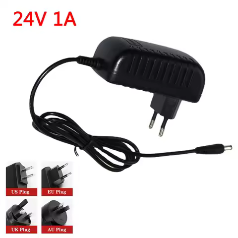 24V 1A 1000mA AC Adapter for Logitech Driving Force GT Force Pro Wireless f PLAYSTATION 3 MOMO Force