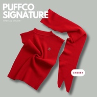 Puffco Signature knitted top : Cherry