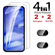 4in1 Tempered Glass For Google Pixel 9a Screen Protector Full Glue Unlock Protective Glass Pixel 9A 
