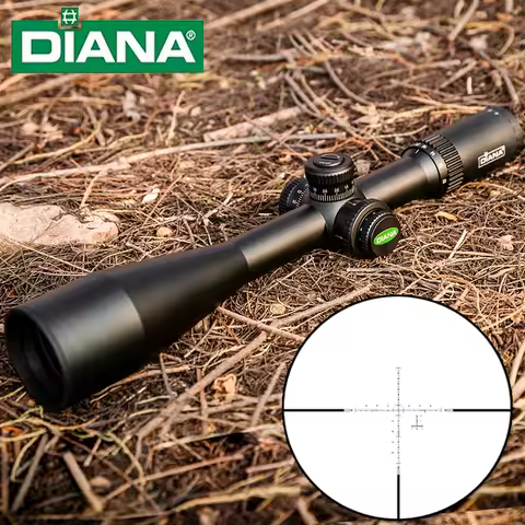 DIANA 10-40X56 IR FFP Optical Sight - First Focal Plane Scope, Illuminated Reticle, 30mm Tube
