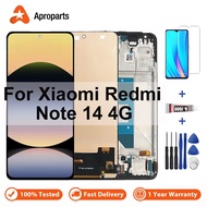 Top Quality LCD For Xiaomi Redmi Note 14 4G 24117RN76G 24117RN76O Display Touch Screen Digitizer Ass