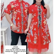 Baju Couple Pesta | Batik Couple | Baju Couple Imlek Katun Stretch