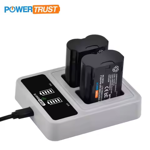 PowerTrust Type-C Port 2600mAh for Fuji GFX 100S GFX50SII VG-XT4 XT5 XH2 XH2S XS20 Camera NPW235 Bat