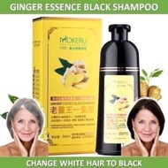 Mokeru hair dye Shampoo 3 warna pilihan hilangkan uban gatal kulit penghilang uban penghitam rambut pewarna rambut