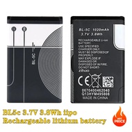 BL-5C Mobile Phone Battery For Nokia BL5C1000 1100 6600 6230 1108 1112 1200 n70 n91 Replacement Batt
