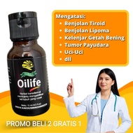 TERLARIS OILIFE Obat Herbal Benjolan dan Ambeien Minyak Oilife Asli Original Obat Herbal Benjolan Dileher Ketiak Dibelakang Telinga Tangan Payudara Ditubuh Sedia Minyak Olesin Oilife Qahira Gravida Bharata