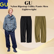 GU Nylon Ripstop Utility Pants Men Lightweight Techwear Cargo Trousers Japan