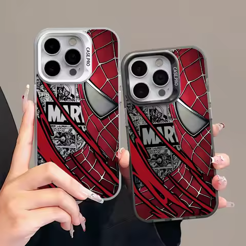 Marvel Universe Spider-Man Cool Phone Case For iPhone 17 Pro Max 17 Air 16 15 14 13 12 11 Pro 7 8 Pl