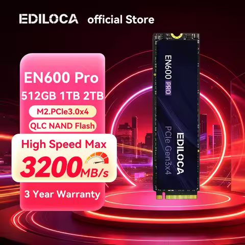 Ediloca EN600 PRO SSD 3200MB/s PCIe3.0x4 NVMe M.2 2280 SSD Internal Solid State Drive for PC Desktop